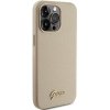 Guess GUHCP15LPGMCSD iPhone 15 Pro 6.1 złoty/light gold hardcase Glitter Glossy Script